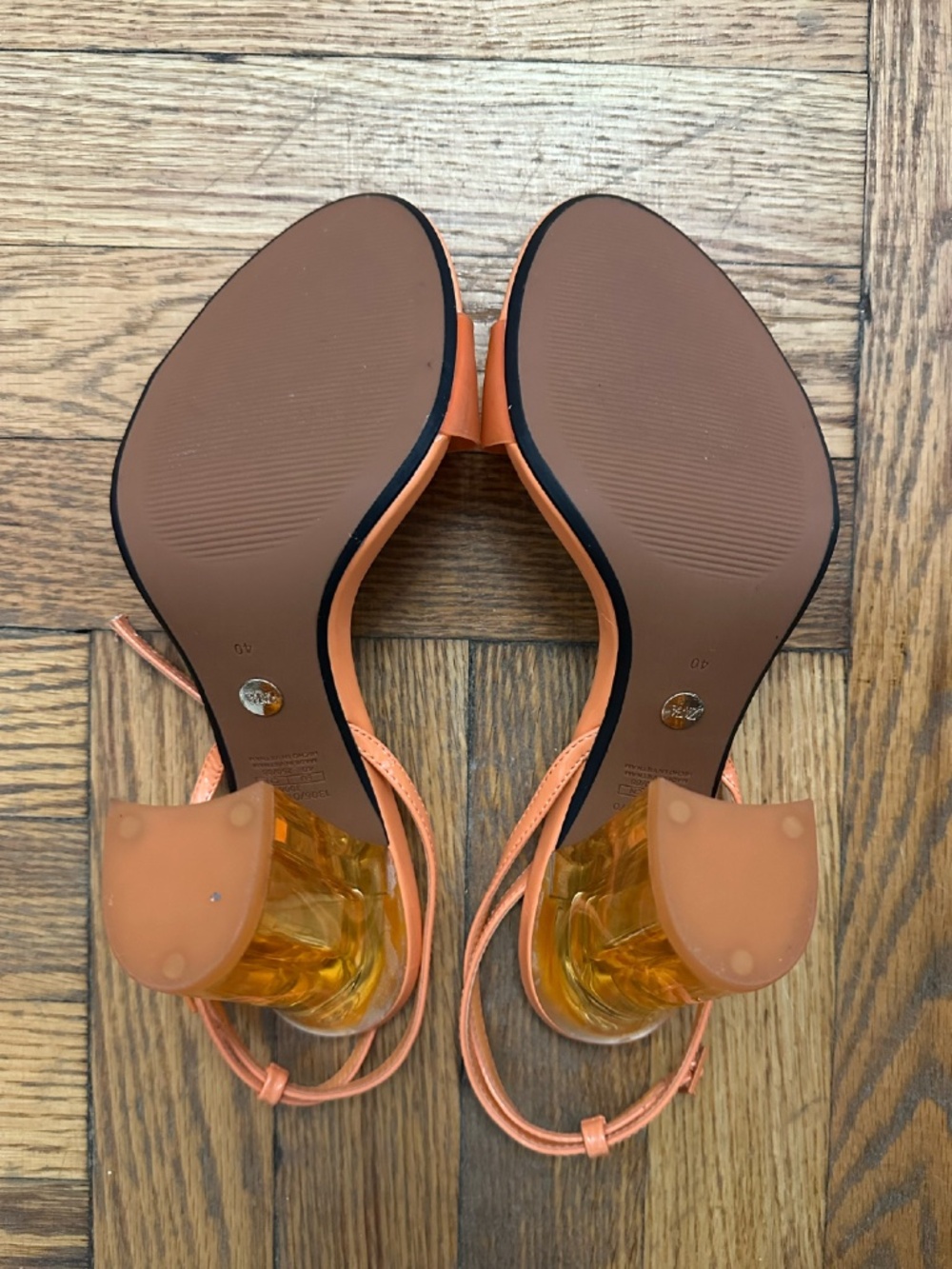 Zara Orange Heels - Picture 5 of 8